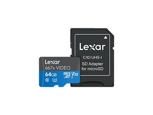 Карта Lexar Professional 663x VIDEO micro SDXC UHS-I 64 GB для экшн-камер и дронов